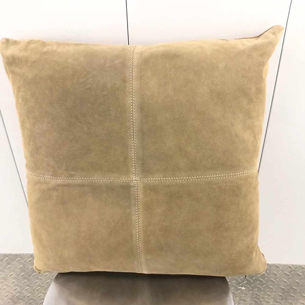 2 Restoration Hardware RH Tan Suede Pillow Covers